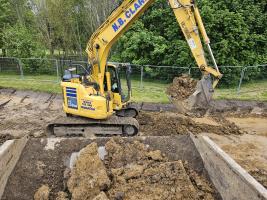 Hole1 Pond Clay Removal